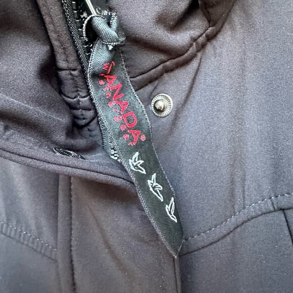 Canada Weathergear Black Patch Softshell Jacket Medium - Picture 5 of 11